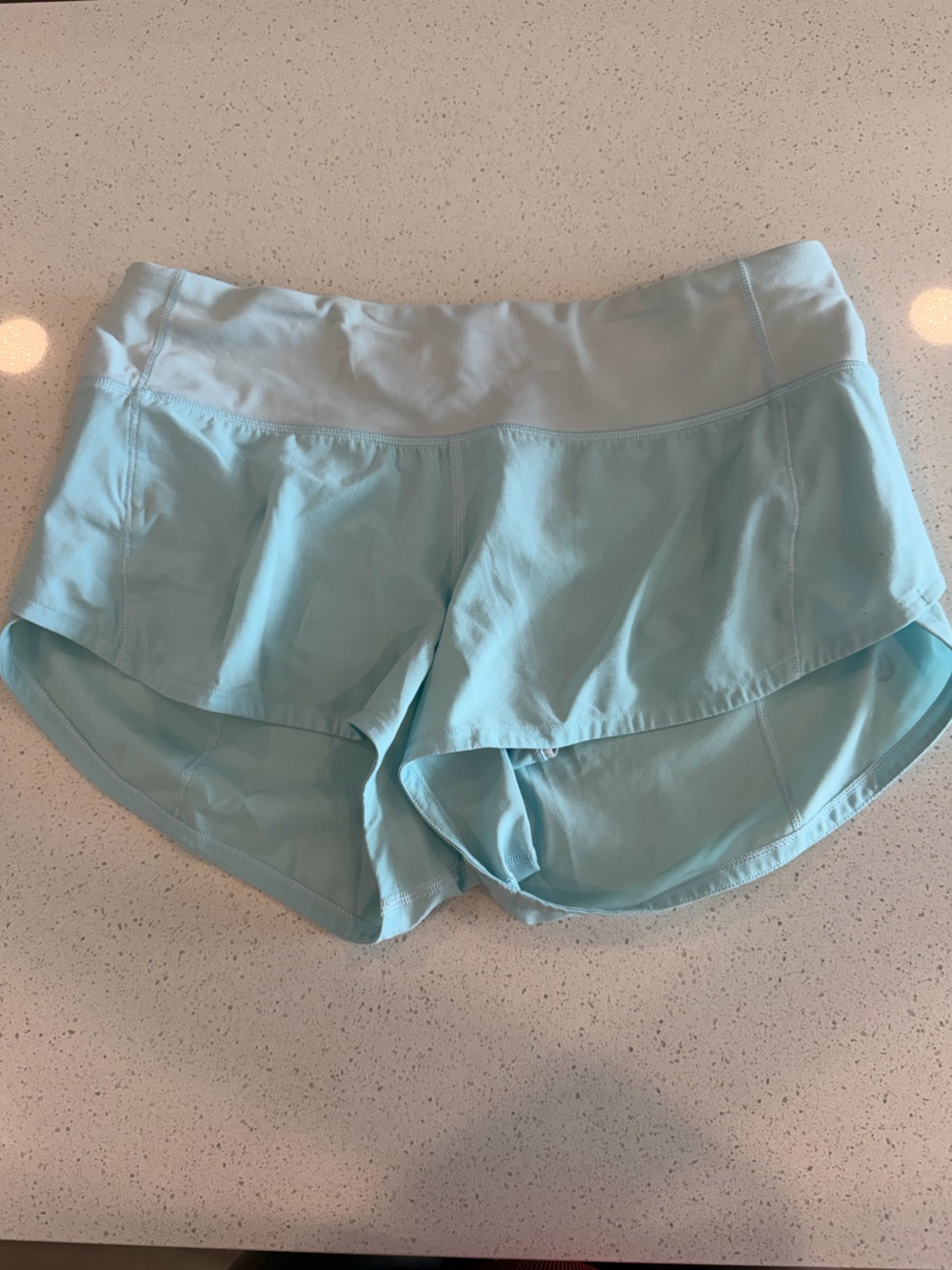 lululemon athletica Light blue Speed Up High-Rise Short 2.5" size 4